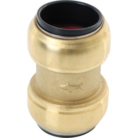 ELMAG Gerader Steckverbinder Messing SharkBite für Rohr 28 mm (1/2)