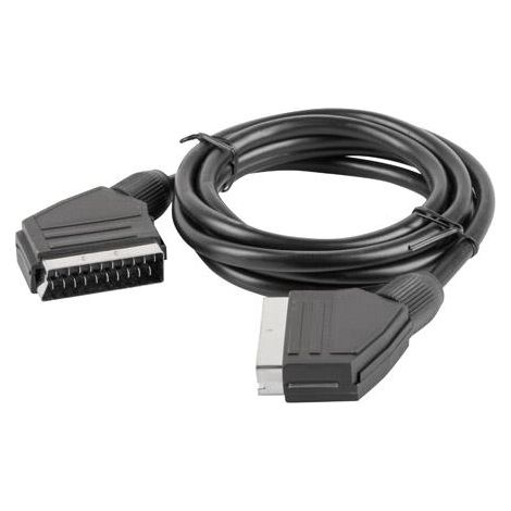 CAVO EUROCONNETTORE LANBERG CA-EUEU-10CC-0018-BK SCART MASCHIO/SCART MASCHIO 1,8 METRI (1/2)