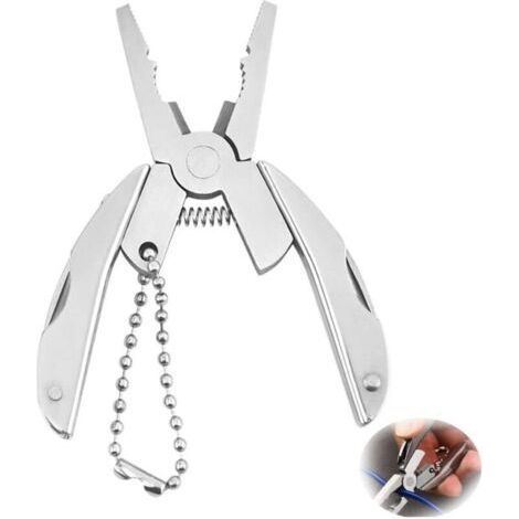 DIY Multi-Purpose Pliers, Multi-Purpose Pliers and Screwdriver, Pliers, Screwdrivers, Bottle Opener, Made in USA, Stainless Steel (1/5)
