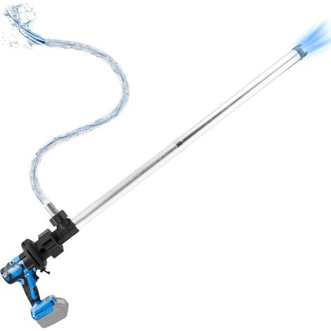 Bürstenlon Pompe de récupérateur d'eau de pluie pour 18 V, compacte 10 000 tr/min, 2 vitesses, pompe portable avec sortie 3/4" 791 GPH, pour piscine/jardin/étang, camping-car (1/5)