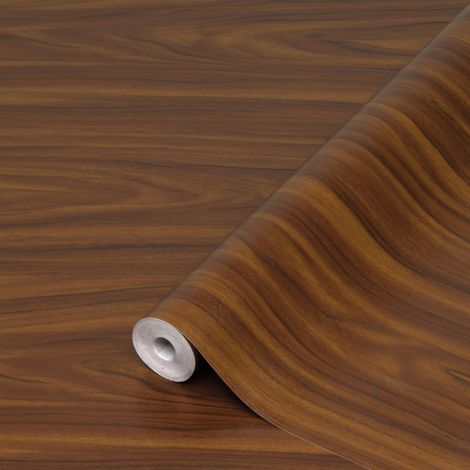 Film adhésif pour Meuble décoratif – Noyer 45 cm x 15 m (1/3)