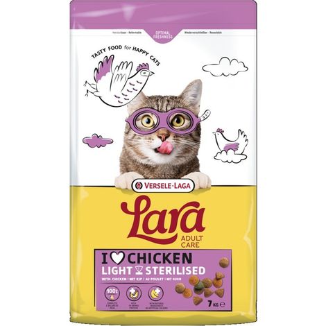 Aliment pour chat adulte VL-Lara Light stérilisé 7 kg