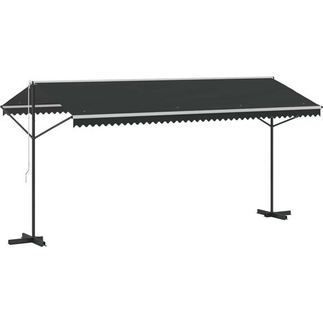 Maison Exclusive - Auvent sur pied 500 x 300 cm Anthracite (1/5)