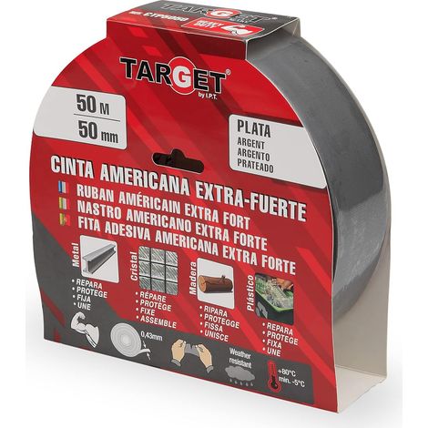 NASTRO AMERICANO GRIGIO EXTRA FORTE 50 MT X 50 MM --