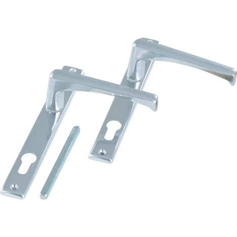 Poignée de porte de jardin Poignée à cliquet Armature pour porte en Alu
