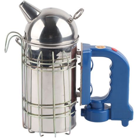 Fumoir de ruche d'acier inoxydable avec l'équipement d'apiculture de panneau de protection de bouclier thermique (1/5)