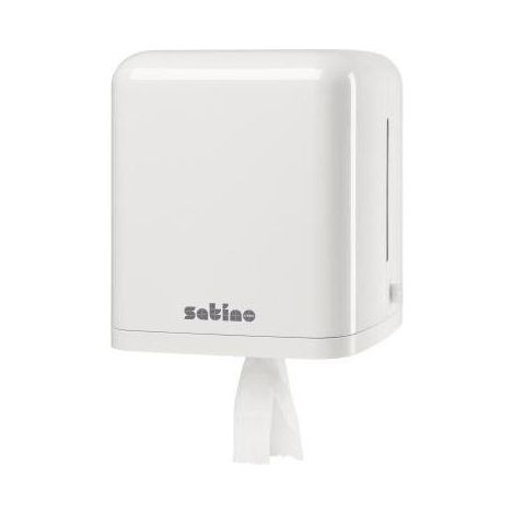 SATINO BY WEPA Handtuchspender Satino by WEPA Centerfeed Satino Handtuchrolle comfort 317930 317700317090 316750 317050 317050 prestige 317900 25,7 x 28,1 x 22,6 cm (B x H x T) Kunststoff weiß (1/3)