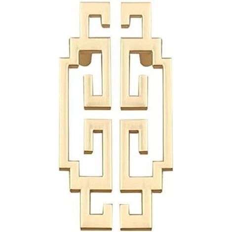 CSPARKV 2 Pièces Poignées de Cuisine Or Entraxe 64mm Brillantes Poignées de Meuble Dorées pour Armoire Commode Placard Salle de Bain Cuisine Chambre Tiroir (Vis inclus) (1/5)