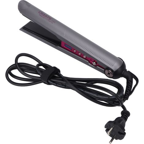 Fer à lisser professionnel 2 en 1 avec écran LCD, lisse et boucle les cheveux, fer plat chauffant, prise UE 110-240V (1/5)