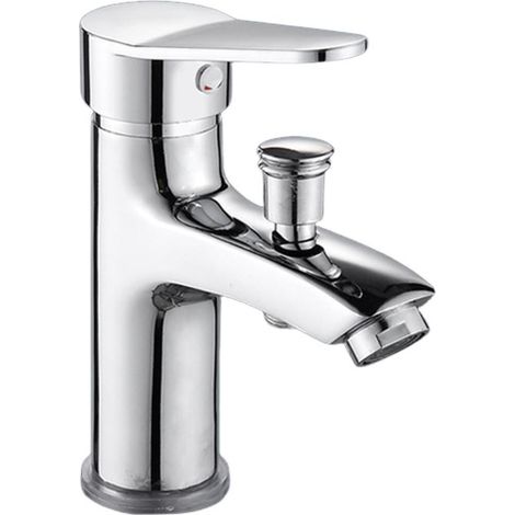 Robinet de douche de salle de bain, monotrou, double usage eau chaude/eau froide, mitigeur de douche en alliage (1/5)