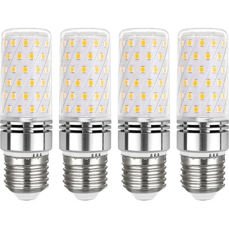Lampadine LED E27 12W 6000K bianco freddo equivalente a 120W a incandescenza, confezione da 4, (1/5)