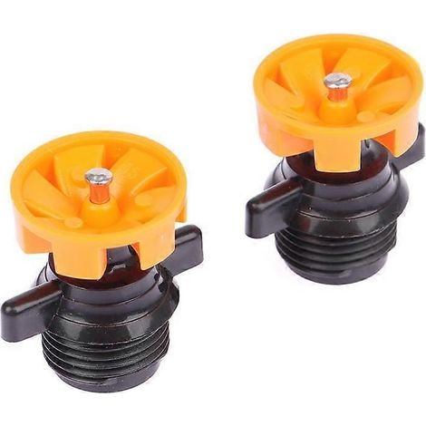 2PCS Automatic Rotation 360 Degree Watering Nozzle Sprinkler Garden Park Lawn Flower Vegetable Irrigation (1/5)