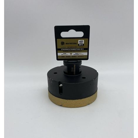 Foratura a secco con corona diamantata M14 da 85 mm, professionale indiano.