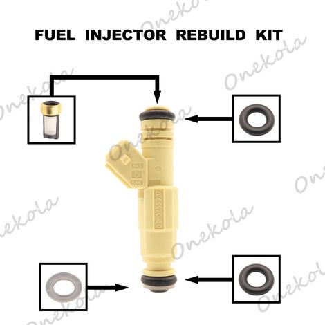 Reparatursatz für O-Ringe und Filter von Ford- und Volvo-Einspritzdüsen 0280155737 (1/2)