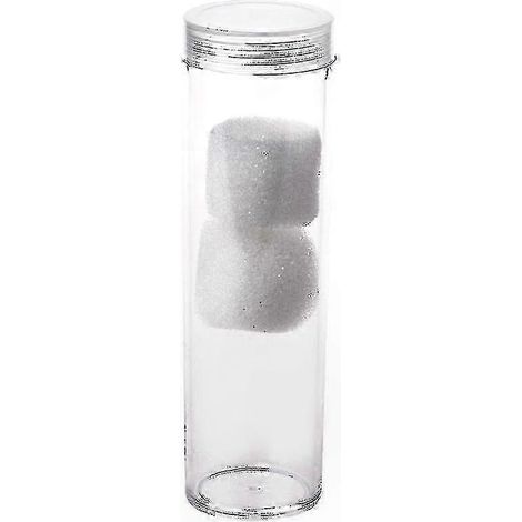 Porte-pièce rond en plastique avec bouchon à vis, adapté aux capsules ou objets de collection de 27 mm. (1/2)