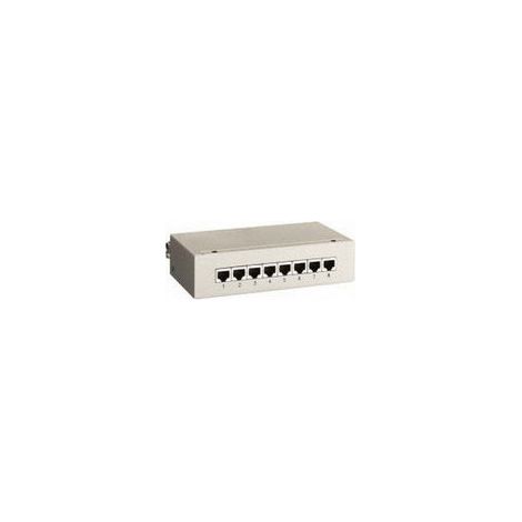 Equip Patchpanel 8x RJ45 Cat5e FTP Desktop hellgrau