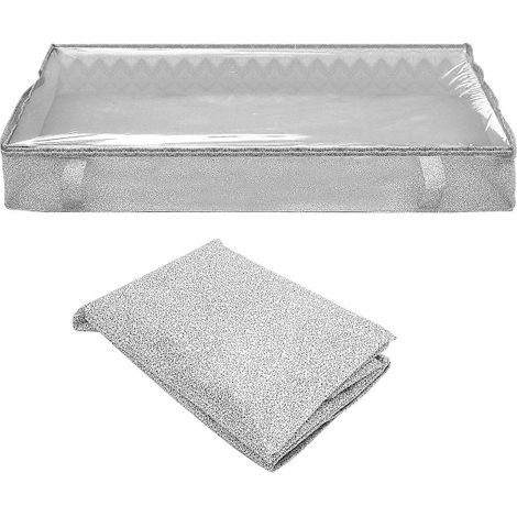 Sacs de rangement pliables sous le lit, grandes boîtes de rangement sous le lit, sacs de rangement épais et respirants pour vêtements à glisser sous le lit (1/5)
