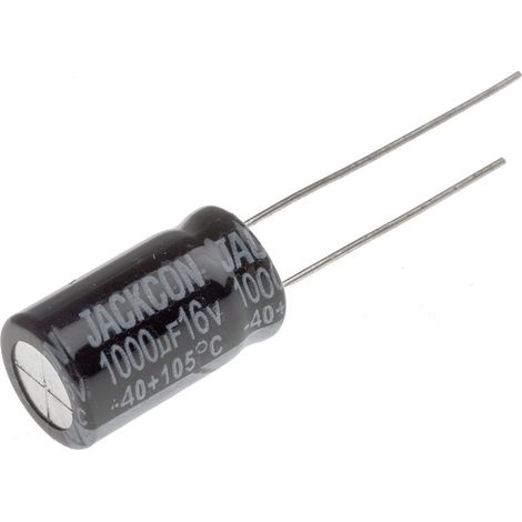 Condensateur RS PRO 1000µF, 16V c.c.