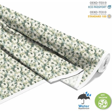 TISSUS DÉCORATIFS D'EXTÉRIEUR OXFORD - Motif fleurs peintes 10 I DX709 (1/5)