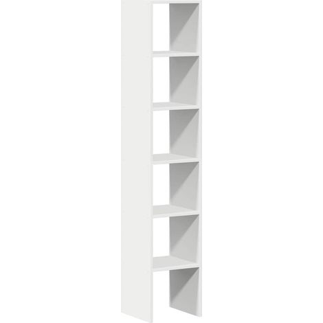 Maison Exclusive - Bücherregale 2 Stk. Stapelbar Weiß 30x30x80 cm