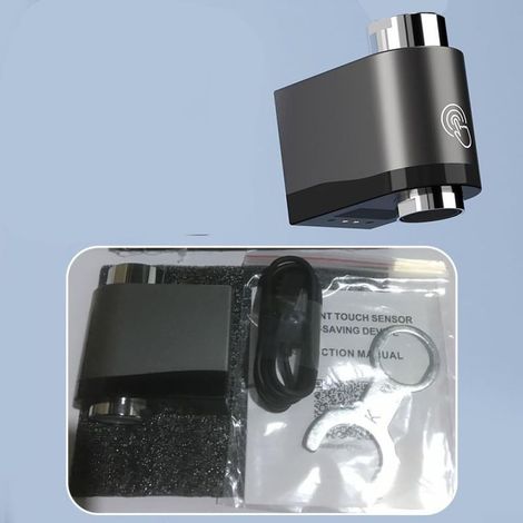 Intelligenter Infrarot-Wassersparer mit Dual-Sensor-Technologie, wasserdicht nach IPX6, für Küchen- und Badezimmerarmaturen mit 19–24 mm Innengewinde (1/5)