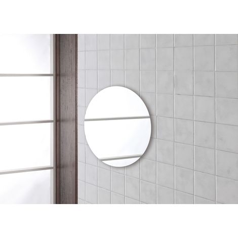 Specchio Basic tondo 50 Reversibile filo lucido di Feridras (1/4)
