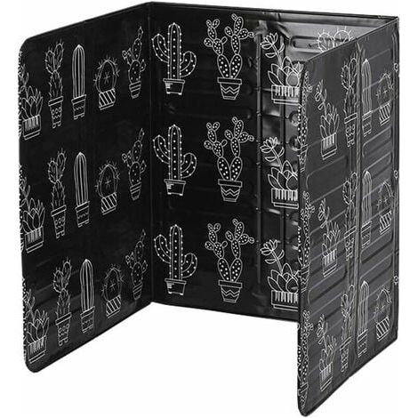 Plaque de protection à 3 côtés en feuille d'aluminium pour cuisine, anti-éclaboussures et avec isolation thermique (1/5)