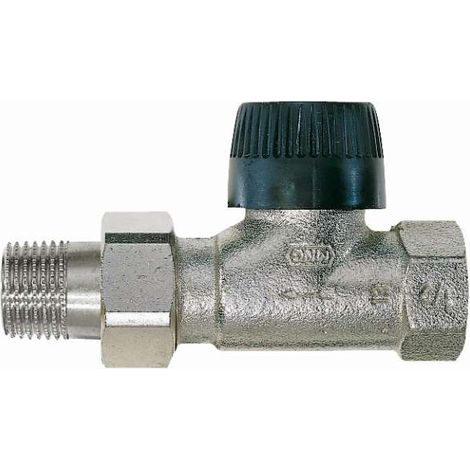 Honeywell Thermostatventilkörper BB Messing, vernickelt Durchgang, 3/8'', V2000DBB10