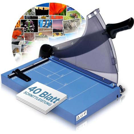 Olympia G 3640 guillotine noire bleue transparente 36 cm
