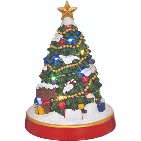 Caja de música con luz - Árbol de Navidad