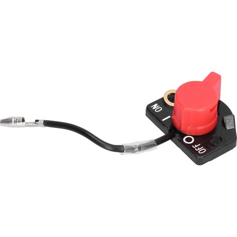 Interrupteur d'arrêt moteur EY20 pour moteur diesel EY20, noir et rouge. (1/5)