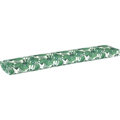 Coussin de palette Motif feuille 200 x 40 x 8 cm Tissu Oxford (1/5)