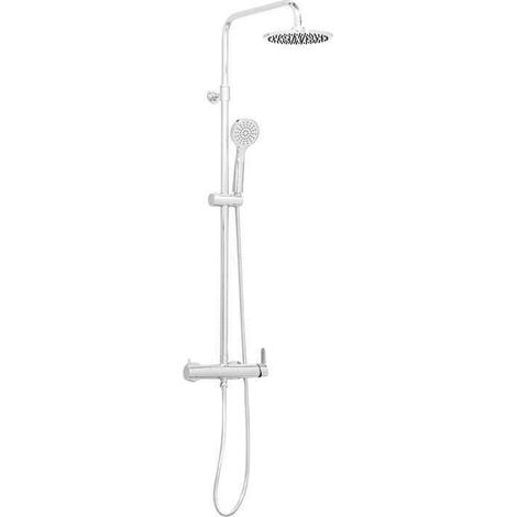 Colonna doccia cromata - DUERO - con soffione - bagno (1/5)
