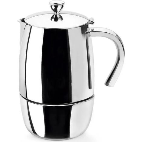 Macchina da caffè Lacor luxe acciaio inox compatibile induzione 10 tazze