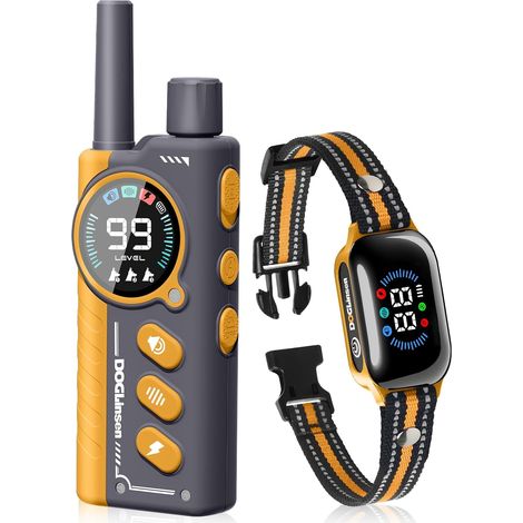 Intelligentes 2-in-1-Trainings- und Antibellhalsband – KI-fehlerfrei, 1000 m Reichweite, 3-Kanal-Fernbedienung, wasserdicht (IPX7), 4 Modi (Ton/Vibration/Sanft/Auto) mit Sperre (1/5)