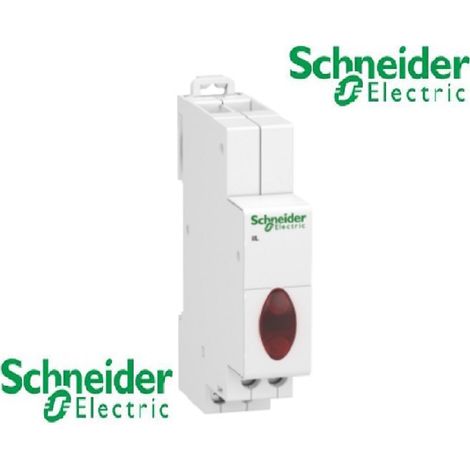 Schneider Electric Acti9 voyant lumineux rouge rail DIN