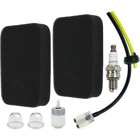 Filtre à air de carburateur compatible avec les souffleurs Husqvarna 150BF, 150BT, 350BF et 350BT.