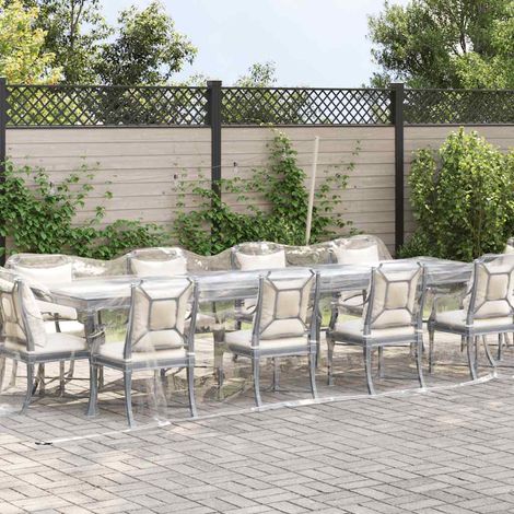 Maison Exclusive - Lona transparente con ojales PVC 3x10 m