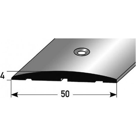 PROVISTON Übergangs- & Ausgleichsprofil Aluminium 50 x 4 x 1000 mm Silber Bodenprofil Metallprofil Übergangsschiene