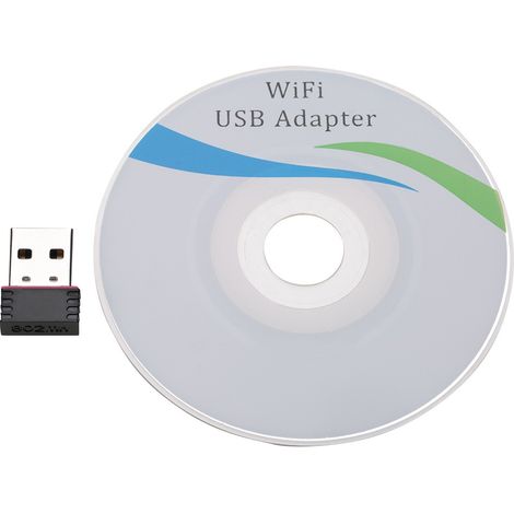 Adaptateur WiFi USB 2.0 Haute Vitesse 300Mbps, Récepteur Émetteur sans Fil pour PC (1/5)