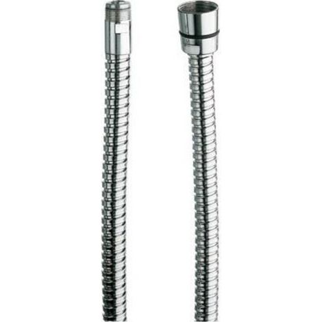 G851-20, Flexible de Douche Universel (G1/2 pouces, 2M), Tuyau de Douche Anti-Torsion et Anti-Pliure, Acier inoxydable/Chrome