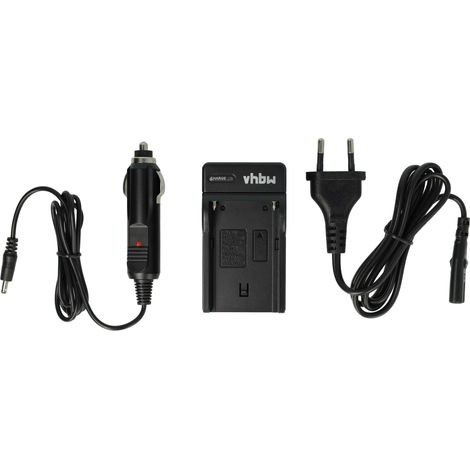 vhbw Ladegerät kompatibel mit Sony MVC-CD500 Kamera - Ladeschale, Kfz-Adapter Ladeanzeige (1/5)