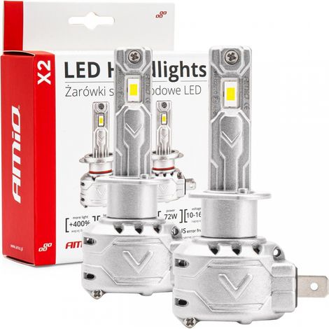 Bombillas LED para coche serie X2 H1 6500K Canbus amio-02970 (1/5)