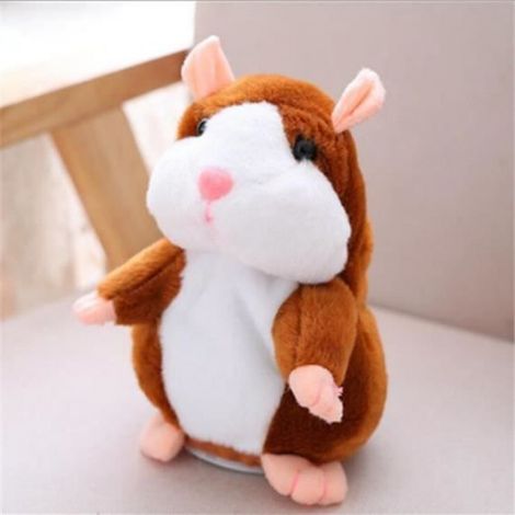 Hamster Jouet En Peluche Douce À Enregistrement Vocal 15 Cm Pour Enfants 1 Pièce (1/4)