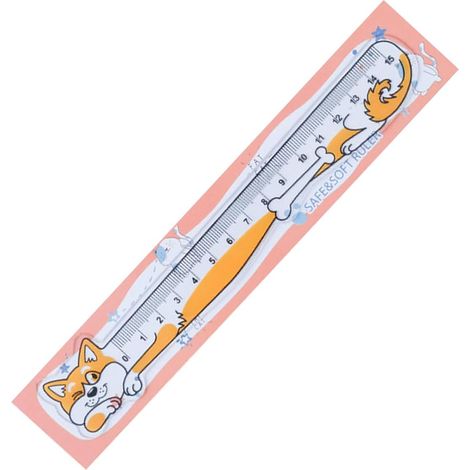Règle droite de 15 cm, graduée, règles à motifs chats (1/5)