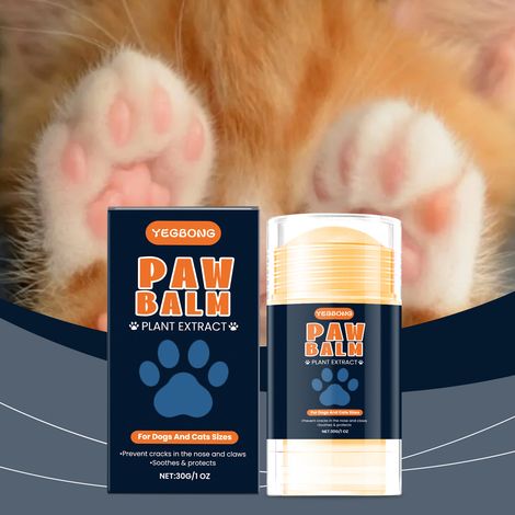 Baume hydratant pour coussinets en stick pour animaux - Soin doux des coussinets secs - 30 g (1/5)