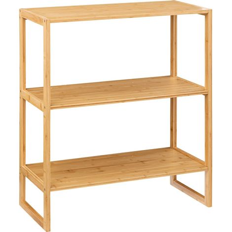 Étagère de salle de bain Lab'n Modul, bambou, 69,5 x 33,5 x 84 cm (1/7)