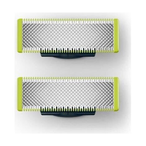 Philips – Lot de 2 lames One Blade pour rasoir/tondeuse – Compatible QP220/50 et QP2520 – Performance de rasage optimale – Installation rapide