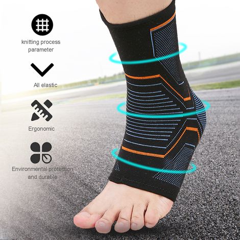 Protection de cheville sport mixte pour football, basket et entraînement - Soutien chaud et confortable