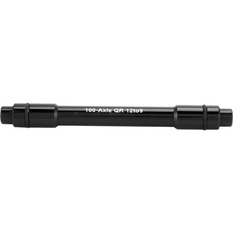 Adattatore da 12 mm a 9 mm per perno passante di biciclette con perno a sgancio rapido, nero (1/4)